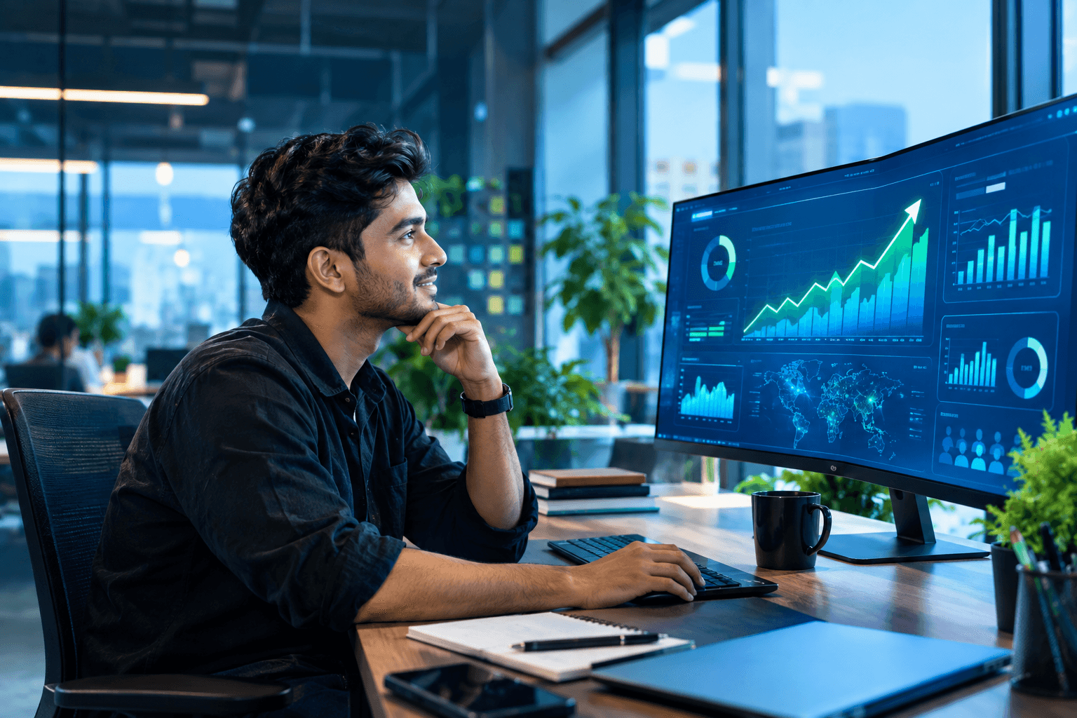 Marketing analytics and automation dashboard